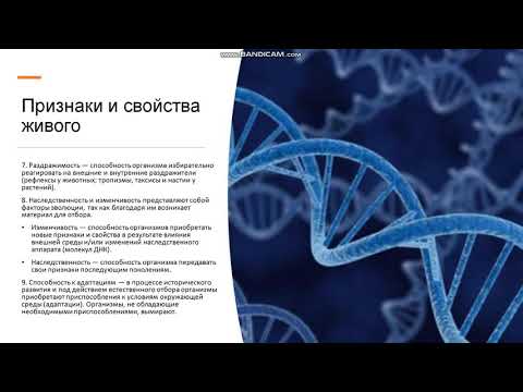 9 класс Сущность жизни и свойства живого Уровни организации живой природы Признаки и свойства живого