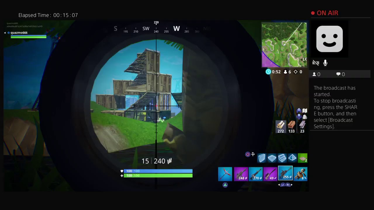 quazmo's Live PS4 Broadcast