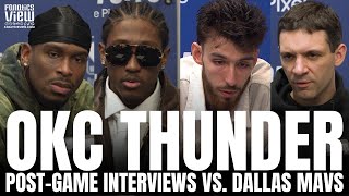 Shai, Chet Holmgren, Jalen Williams &amp; Mark Daigneault React to OKC Thunder Down 2-1 vs. Dallas Mavs