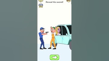 Reveal his secret crime ! :🦹‍♀️🚔😍 Impossible Date Android X iOS #shorts