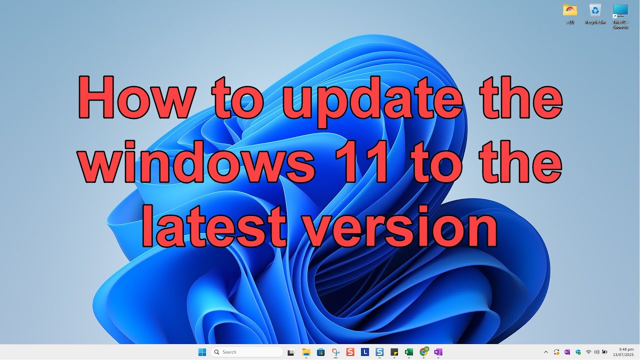 How to update the windows 11 to the latest version - YouTube