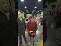 Quick questions with Freddy and Jason at Creepy Con 2024 #CreepyCon #FreddyKruger #JasonVorhees