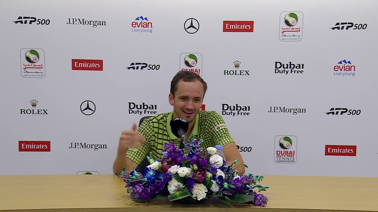 Daniil Medvedev - R1 Press Conference - 2026 Dubai Duty Free Tennis Championships