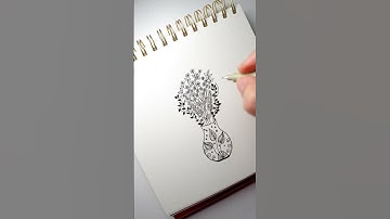 flowers #shorts #zentangle #zendoodle #artwork #satisfying