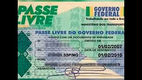 Como tirar passe livre intermunicipal?