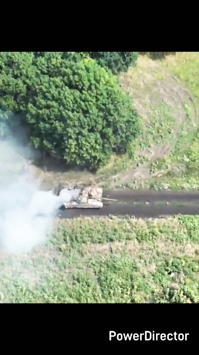 Russian Tank's Turret Launched Into the Sky!