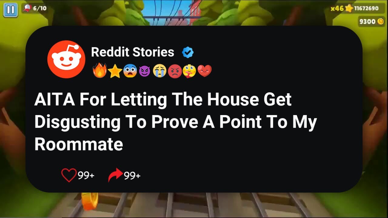 AITA For Letting The House Get Disgusting To Prove A Point To My Roommate #reddit 