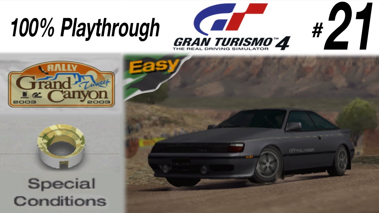 Gran Turismo 4 - #21 - Grand Canyon Rally || Easy - YouTube
