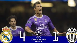 Real Madrid 4×1 Juventus | U.C.L Final 2017 | Extented Highlights & Goals