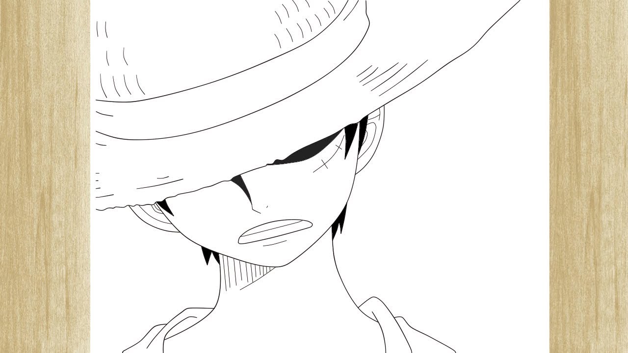 Como DESENHAR o LUFFY (ONE PIECE), Cómo DIBUJAR a LUFFY ONE PIECE