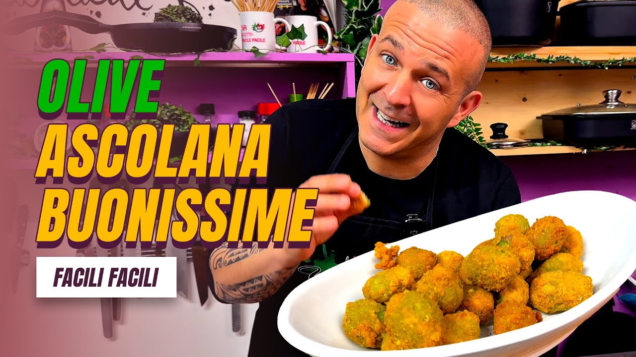 Un carico di OLIVE ASCOLANE facili facili - Ricetta buonissima per tutti