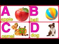 a for apple, b for ball, c for cat | english varnamala | अ से अनार | क से कबूतर | abcd | alphabets