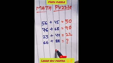Tricky math puzzle #puzzle #maths #reels #new #reasoning #genius #viral #shorts #2022 #braintest