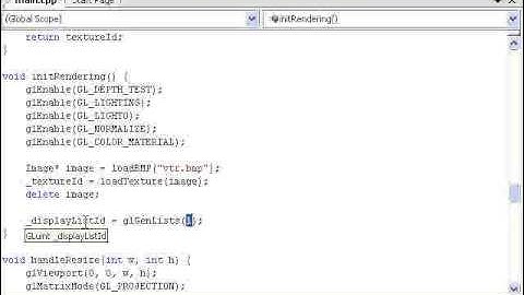 OpenGL Video Tutorial   Display Lists