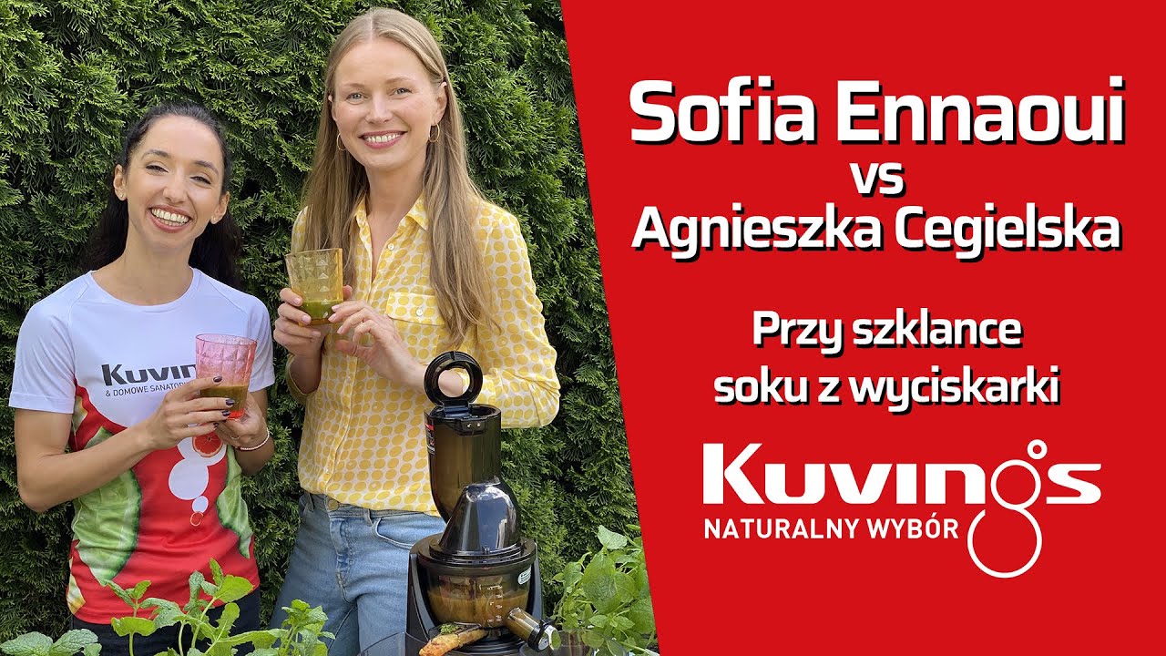 Sofia Ennaoui vs. Agnieszka Cegielska - przy szklance soku z wyciskarki Kuvings