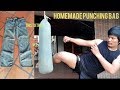 Homemade PUNCHING BAG/Vreca za udaranje Make by Jeans GYM at home