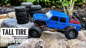 Big Tire Throwdown! Testing the Biggest, Baddest 1.0 Tires Available for the Axial SCX24
