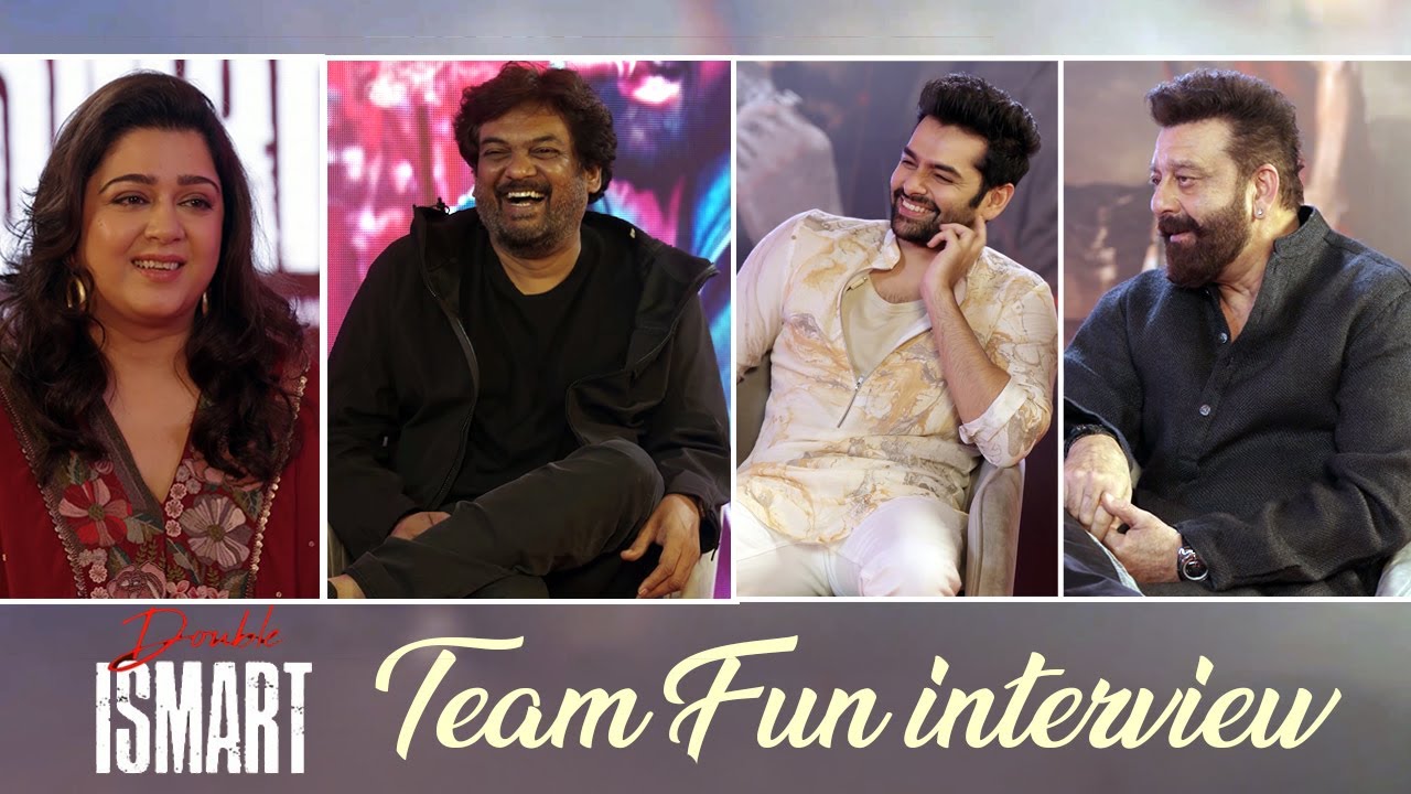 Double ISMART Team Interview With Sanjay Dutt | Ram Pothineni | Charmme Kaur | Puri Jagannadh