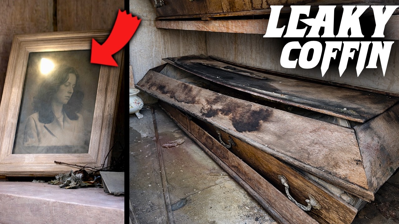Exploding Coffin Left Remains Leaking In This Crypt - Alone and Abandoned