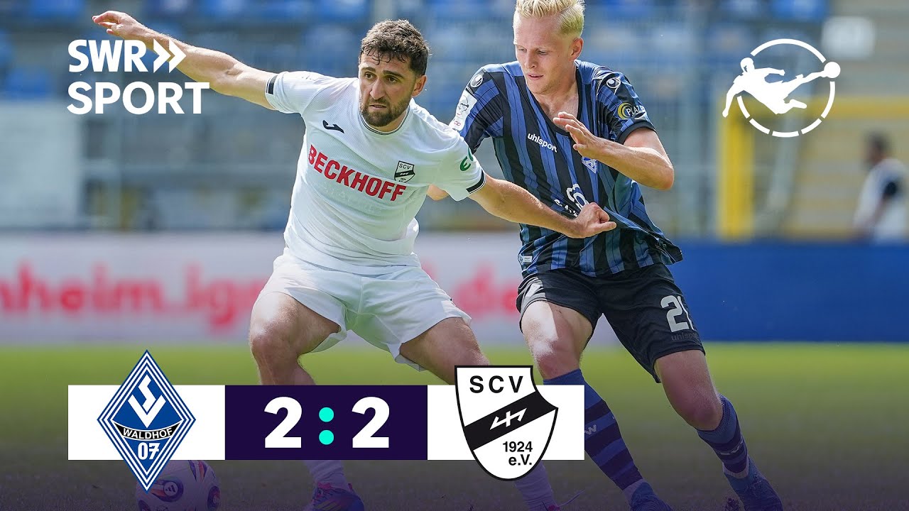 3. Liga: SV Waldhof holt einen Punkt zum Saisonauftakt gegen Verl | SWR Sport