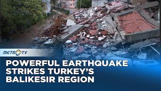 6.1 Magnitude Earthquake Shakes Western Turkey, Buildings Collapse