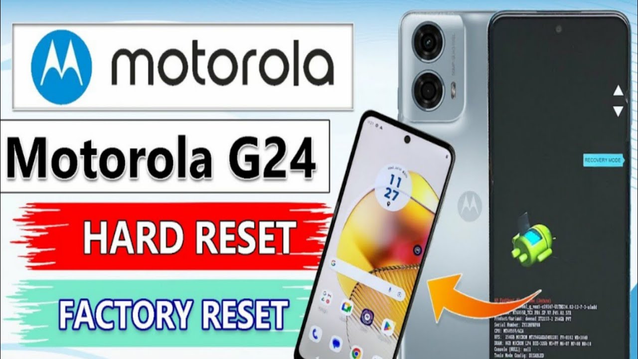MOTOROLA MOTO G24 - Como formatar [Hard Reset] restaurar para o padrão ...