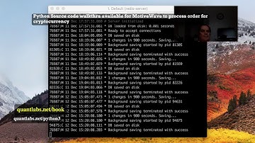 Python Source code walkthru available for MotiveWave to process order for cryptocurrency