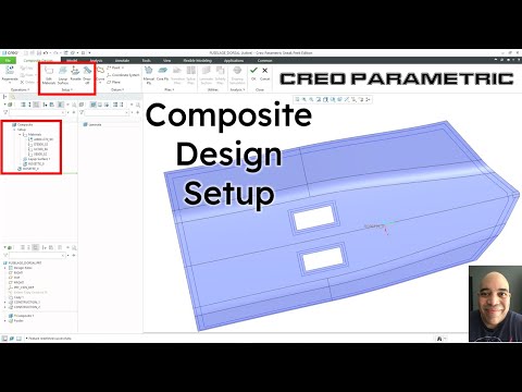 Creo Parametric - Composite Design - Part 1: Setup