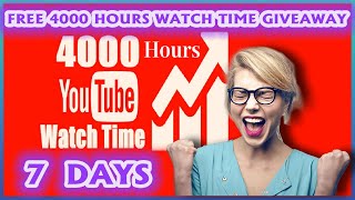 How To Complete 4000 Watch time Fast on youtube 2022