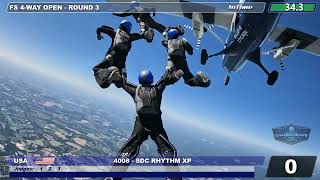 2023 Open 4-way Formation Skydiving Team: SDC Rhythm XP