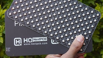 Pixo | Dazzling Desk Display #nextpcb #esp32 #ws2812b