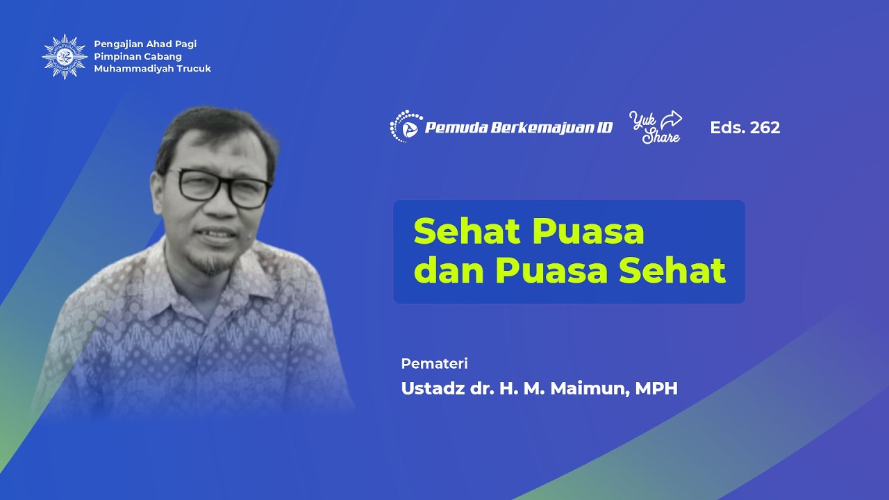 [LIVE] Ustadz dr. H. Maimun, M. PH ⭐Sehat Puasa dan Puasa Sehat