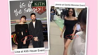 Jenlisa wearing same ring at Kith Heuer and Gentle Monster Events + other suspicious stuff 🍵🕵🏻