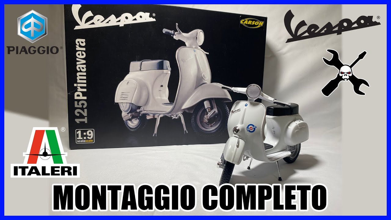 COSTRUIAMO LA VESPA PRIMAVERA 125 DEL 1968 - ITALERI