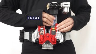 Accel + TRIAL (test) DX Kamen Rider W Driver