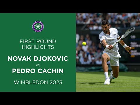Djokovic Claims First Round Win | Novak Djokovic vs Pedro Cachin | Match Highlights | Wimbledon 2023