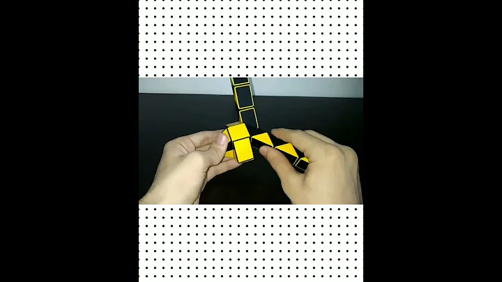 Making ROCKET from snake cube || Easy and simple trick || Learn easily || #shorts