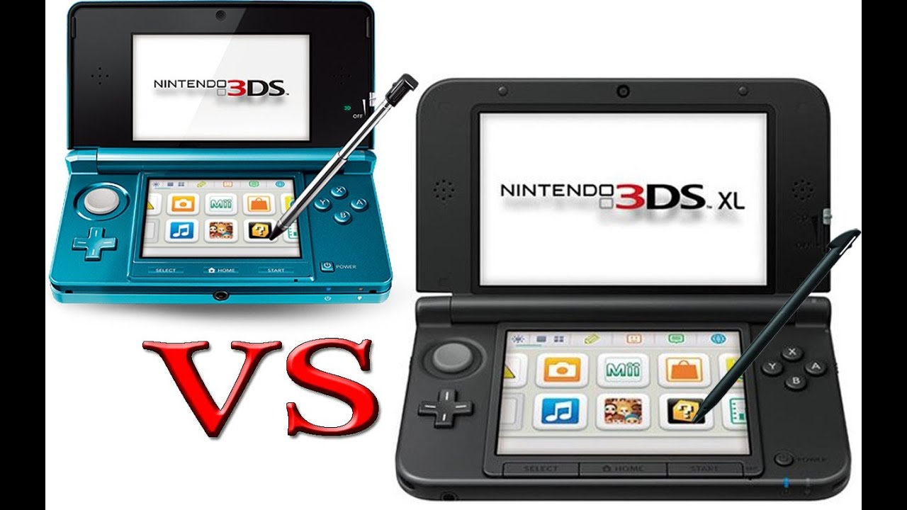Nintendo 3DS vs Nintendo 3DS XL