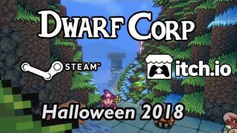DwarfCorp Halloween 2018 Trailer -- an open-source 3D base building game