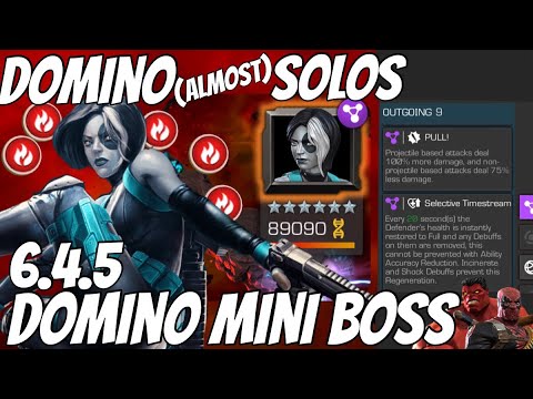 Domino BURNS 6.4 Domino “Pull!” Mini Boss