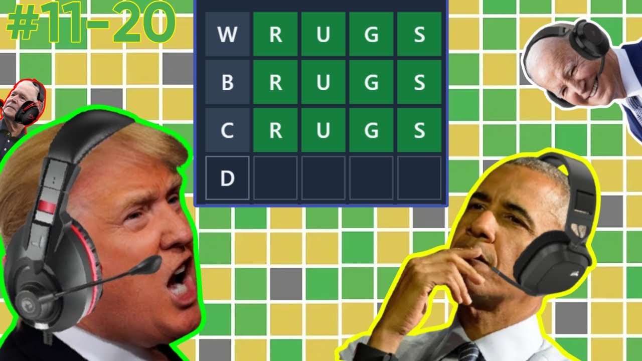 AI Presidents Hate WORDLE 11-20  - [SEASON 2]