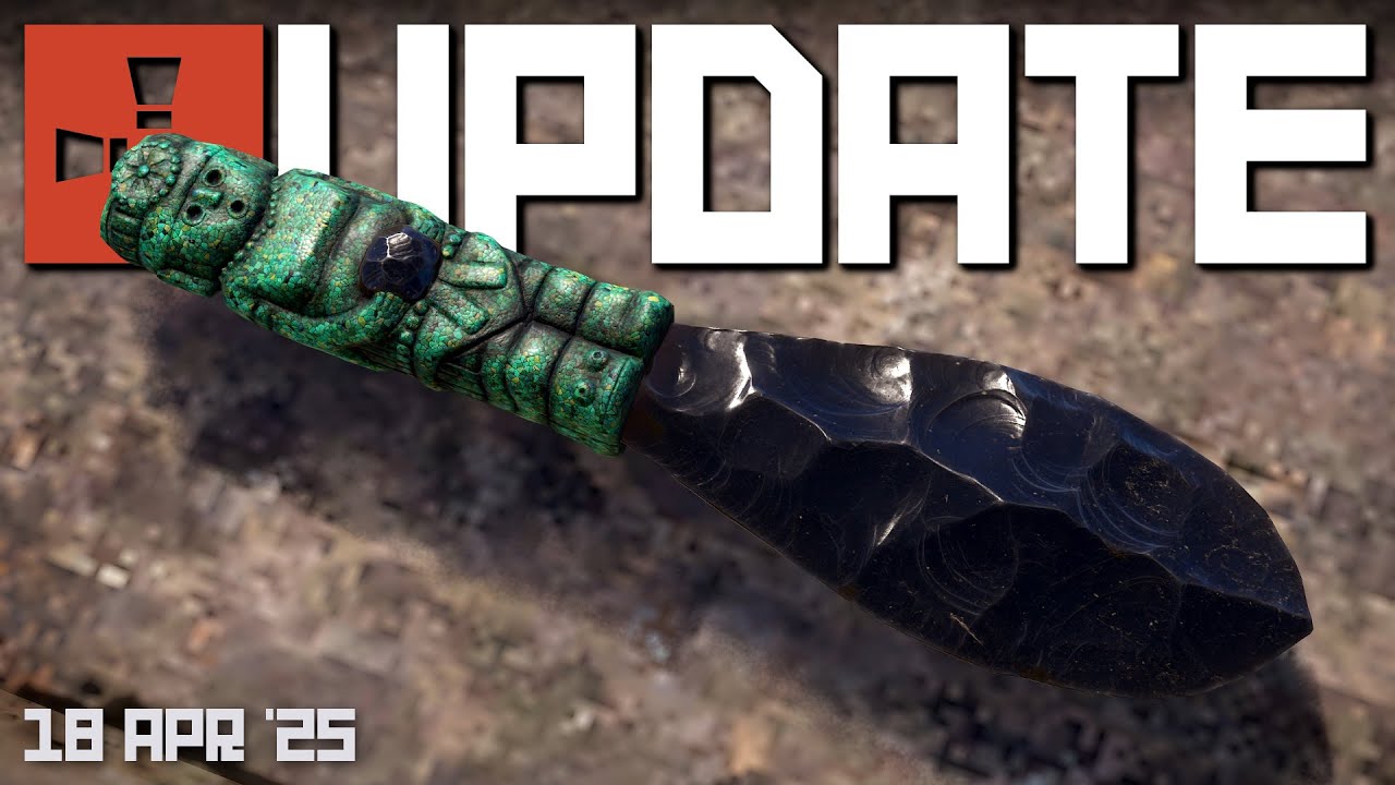 Obsidian Python Rust Obsidian knife, Hunter vision! New storage barrels | Rust Update 18th ...