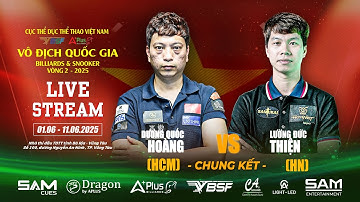 LƯỜNG ĐỨC THIỆN - DƯƠNG QUỐC HOÀNG I CHUNG KẾT | NGÀY 8 - POOL 10 BI | VÒNG 2 GIẢI VĐQG 2025