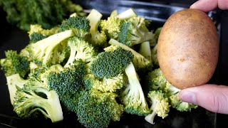 Do you have broccoli and potato at home? Try this simple and delicious DINNER with few ingredients!