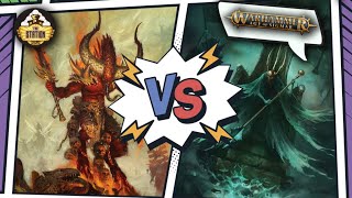 : KHORNE BLOODBOUND vs NIGHTHAUNTS I  | 1500 pts | Warhammer Age of Sgimar