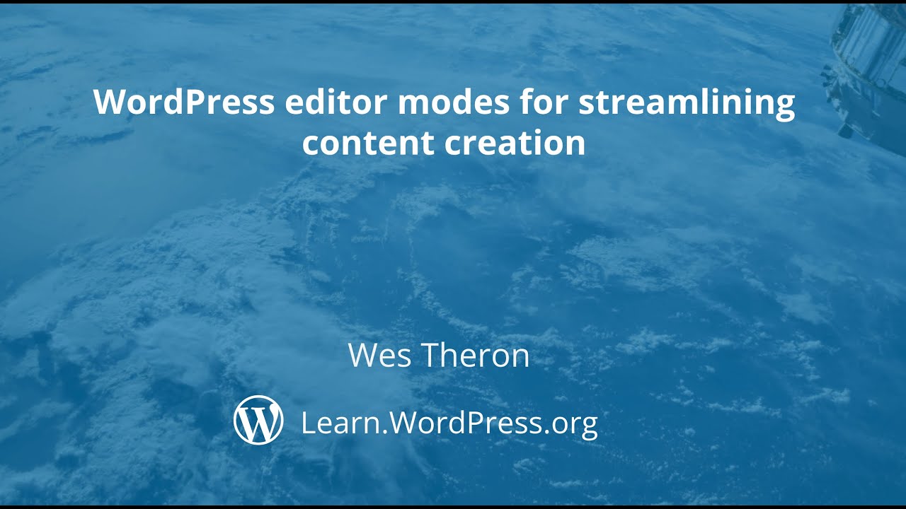 ⁣WordPress editor modes for streamlining content creation