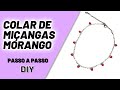 Colar de Miçangas Uva ou Morango