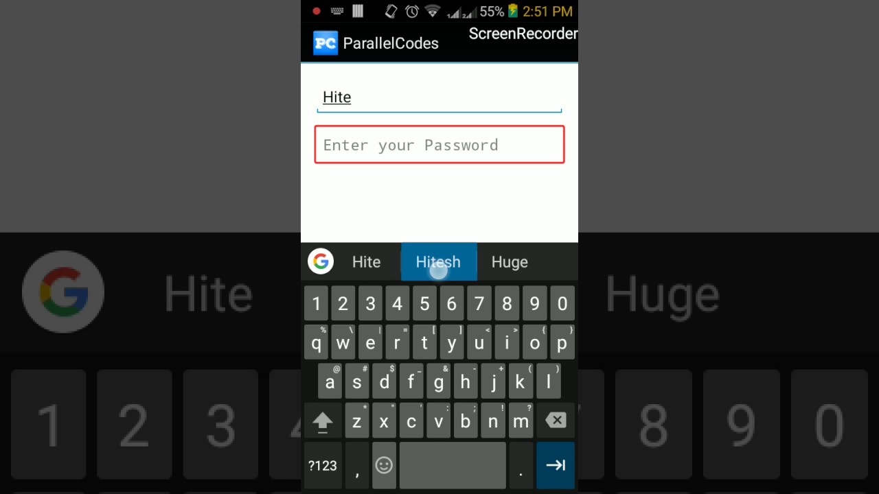 Android Edittext Control Style