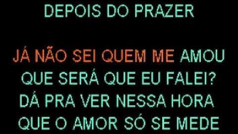 Thumbnail of Depois Do Prazer  KARAOKE