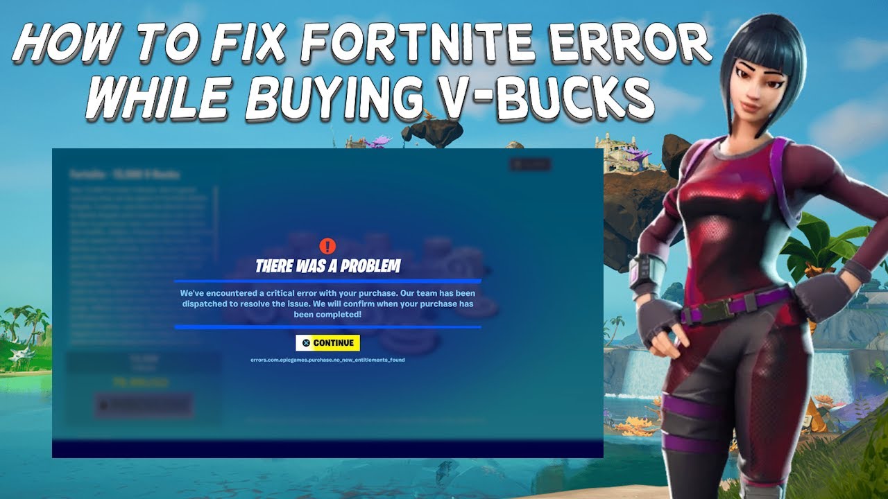 How To Fix Fortnite Error While Buying V-Bucks | Tutorial (2024) - YouTube
